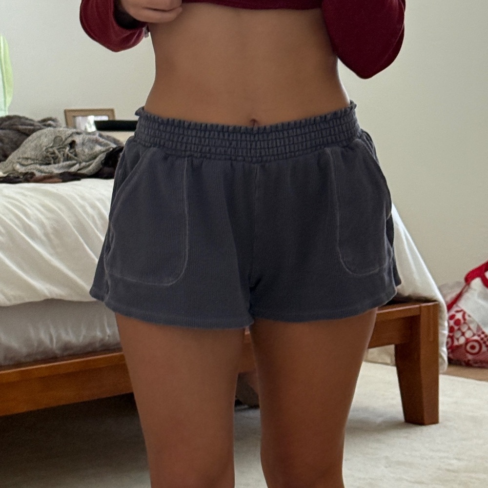 Aeropostale Women's Dark Gray Lounge Shorts